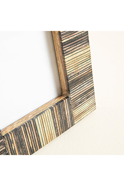 Chakra Sanian Fotoğraf Çerçevesi 15X20 Cm Natural-Lacivert