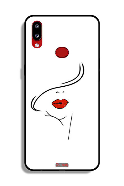 Tolwak غطاء حماية لهاتف Samsung Galaxy A10s برسومات وجه فتاة
