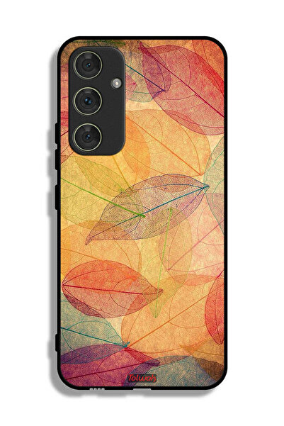 Tolwak غطاء حماية لهاتف سامسونج جالاكسي A54 5G بطبعة أوراق فنية رقمية تجريدية