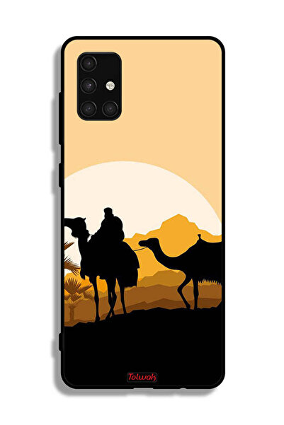 Tolwak غطاء حماية لهاتف سامسونج جالاكسي A71 4G برسومات جمال في الصحراء