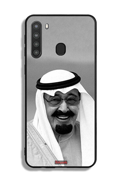 Tolwak غطاء حماية لهاتف سامسونج جالكسي A21 صورة الملك عبد الله مبتسمًا