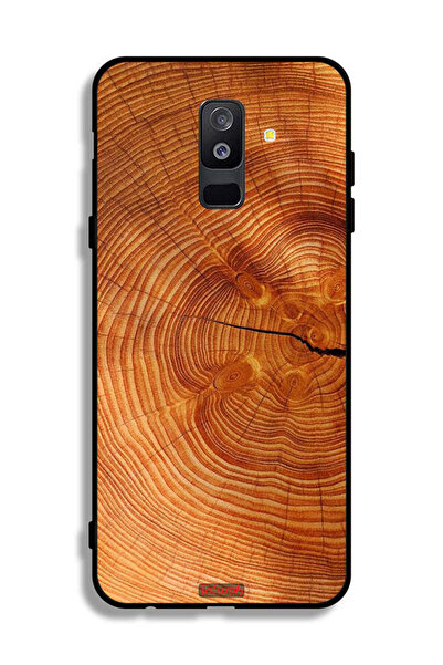 Tolwak غطاء واقي من الخشب المتشقق لغطاء الحماية سامسونج جالاكسي A6 بلس (2018)