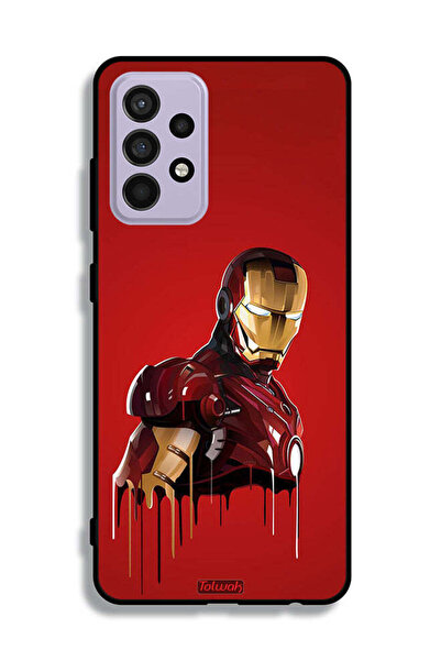 Tolwak غطاء حماية لهاتف سامسونج جالاكسي A52s 5G برسومات الرجل الحديدي