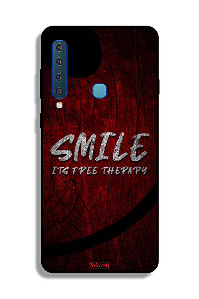 Tolwak غطاء حماية لهاتف Samsung Galaxy A9 (2018) Smile Its Free Therapy
