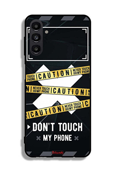 Tolwak Samsung Galaxy A13 5G Protective Case Cover Caution Never Touch My Phone