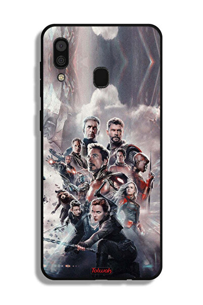 Tolwak غطاء حماية لهاتف Samsung Galaxy A20 من Avengers