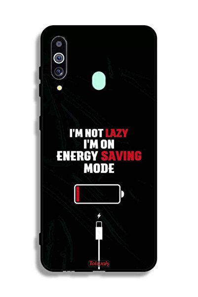 Tolwak غطاء حماية لهاتف سامسونج جالكسي A60 - أنا لست كسولاً، أنا في وضع توفير...