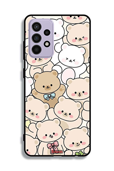 Tolwak غطاء حماية لهاتف Samsung Galaxy A52s 5G بنقشة الدببة