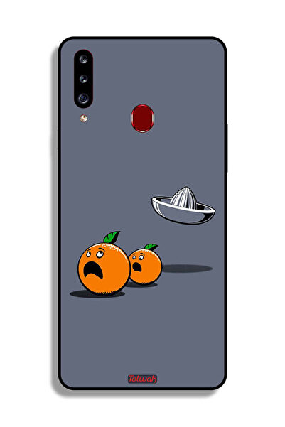 Tolwak غطاء حماية لهاتف سامسونج جالكسي A20s بتصميم فني رقمي بسيط وفكاهي