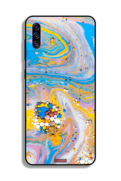 Tolwak غطاء حماية لهاتف سامسونج جالكسي A50s بأحجار كريمة ملونة تجريدية