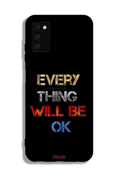 Tolwak غطاء حماية لهاتف Samsung Galaxy A03s كل شيء سيكون على ما يرام