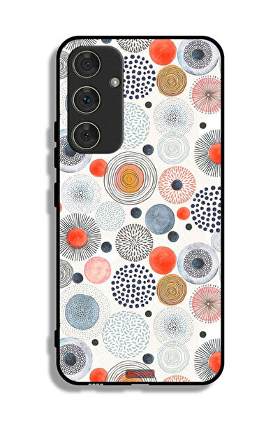 Tolwak Samsung Galaxy A54 5G Protective Case Cover Cotton Flowers Pattern