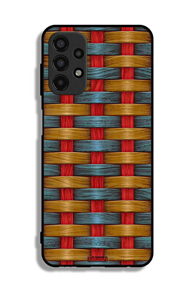 Tolwak Samsung Galaxy A13 4G Protective Case Cover Strips Art Pattern