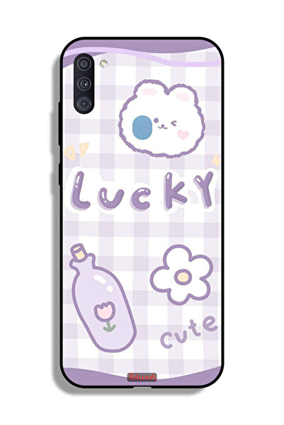 Tolwak Samsung Galaxy A11 Protective Case Cover Lucky Cute