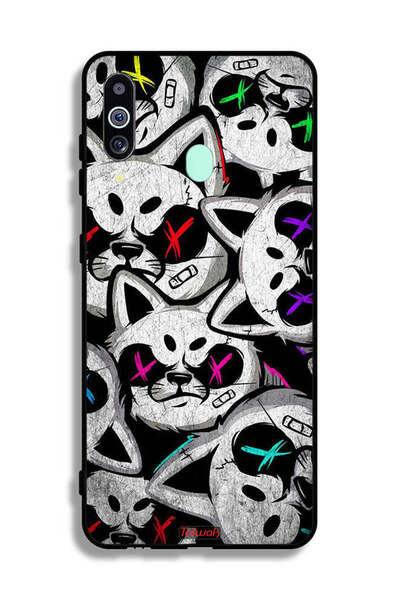 Tolwak غطاء حماية لهاتف سامسونج جالكسي A60 بطبعة قطط مارشميلو