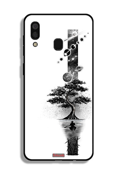 Tolwak غطاء حماية لهاتف Samsung Galaxy A30 بتصميم فن الأرض والفضاء