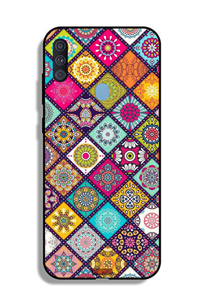 Tolwak غطاء حماية لهاتف سامسونج جالاكسي A11 بنمط مربعات ماندالا