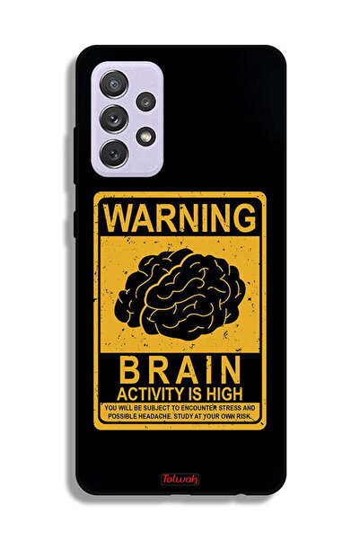 Tolwak غطاء حماية لهاتف Samsung Galaxy A72 5G تحذير من ارتفاع نشاط الدماغ