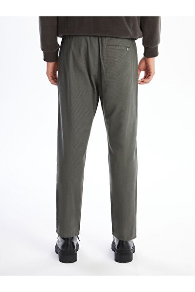 LC Waikiki Ανδρικό παντελόνι από καμβά χακί άνετο και άνετο