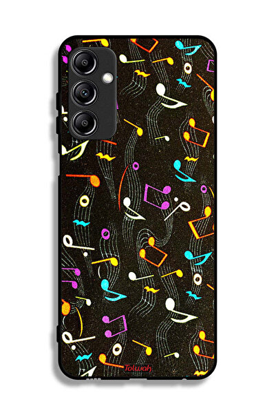 Tolwak غطاء حماية لهاتف Samsung Galaxy A24 4G بنمط قماش موسيقي