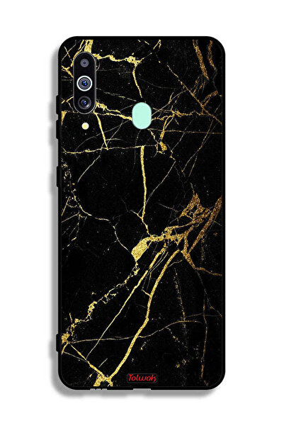 Tolwak غطاء حماية لهاتف سامسونج جالاكسي M40 - رخامي متصدع