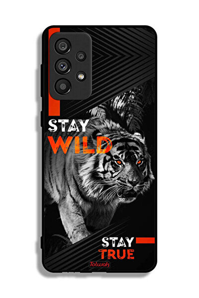 Tolwak غطاء حماية لهاتف سامسونج جالاكسي A73 5G - Stay Wild Stay True