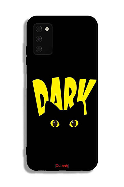 Tolwak Samsung Galaxy A03s Protective Case Cover Dark Cat