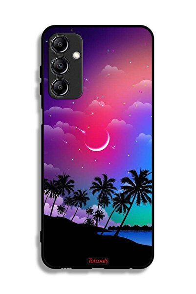Tolwak Samsung Galaxy A24 4G Protective Case Cover Moon In Night Art