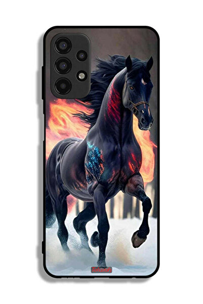 Tolwak Samsung Galaxy A13 4G Protective Case Cover Horse Hd