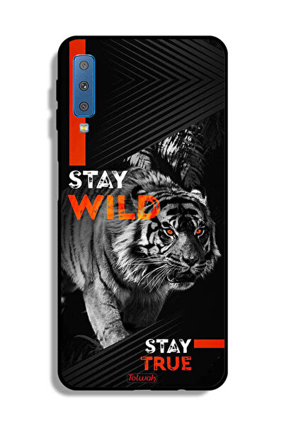 Tolwak غطاء حماية لهاتف Samsung Galaxy A7 (2018) - Stay Wild Stay True