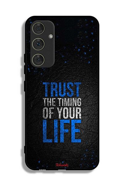 Tolwak Samsung Galaxy A54 5G Protective Case Cover Trust The Timing Of Your Life