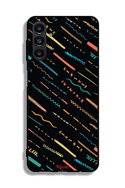 Tolwak Samsung Galaxy A13 5G Protective Case Cover X Lines Abstract Pattern