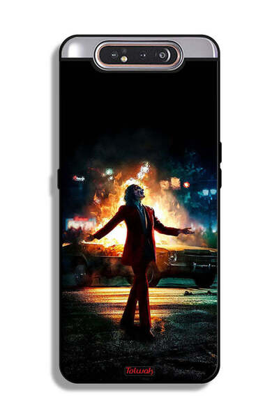 Tolwak Samsung Galaxy A80 Protective Case Cover Joker Happy Mode