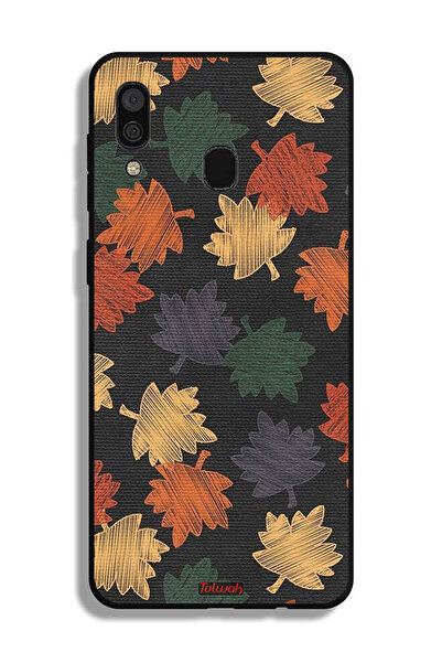 Tolwak غطاء حماية لهاتف سامسونج جالكسي A20 بطبعة أوراق الخريف