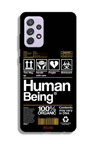 Tolwak Samsung Galaxy A72 5G Protective Case Cover Human Being Sticker