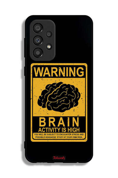 Tolwak غطاء حماية لهاتف Samsung Galaxy A33 5G تحذير من ارتفاع نشاط الدماغ