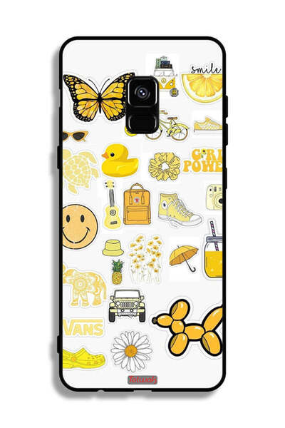 Tolwak غطاء حماية لهاتف سامسونج جالاكسي A8 بلس (2018) - علامات أنثوية