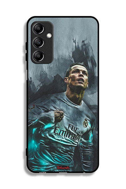 Tolwak غطاء حماية لهاتف سامسونج جالاكسي A24 4G برسومات كريستيانو رونالدو