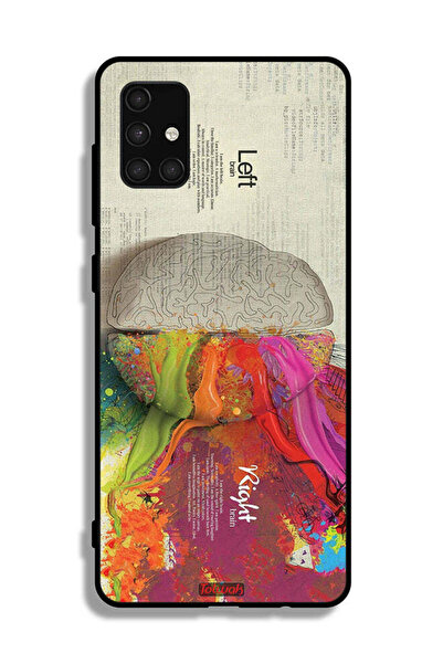 Tolwak غطاء حماية لهاتف سامسونج جالاكسي A71 4G بتصميم تجريدي لعلم الدماغ