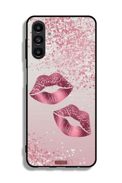 Tolwak Samsung Galaxy A13 5G Protective Case Cover Glitter Lips