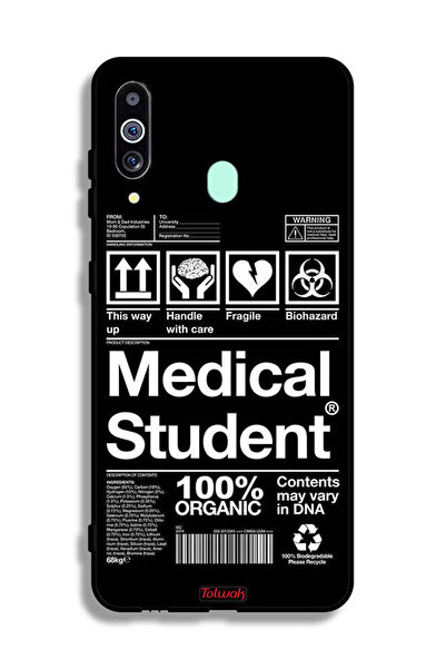 Tolwak غطاء حماية لهاتف Samsung Galaxy A60، ملصق طالب الطب