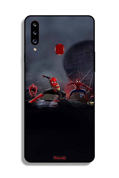 Tolwak Samsung Galaxy A20s Protective Case Cover Three Spiders