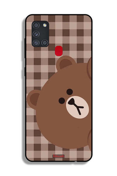 Tolwak غطاء حماية بتصميم دب تيدي من سامسونج جالكسي A21s