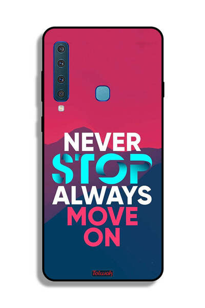 Tolwak غطاء حماية لهاتف Samsung Galaxy A9 (2018) - لا تتوقف أبدًا - تحرك دائمًا