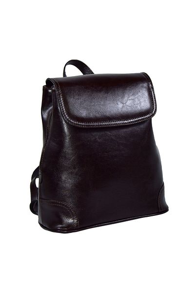 Magazinul de genti Women's backpack made of genuine leather, model 097, White