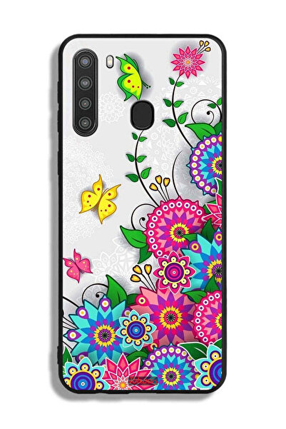 Tolwak غطاء حماية لهاتف سامسونج جالكسي A21 - زهور ماندالا