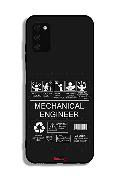 Tolwak غطاء حماية لهاتف Samsung Galaxy A02s، ملصق مهندس ميكانيكي