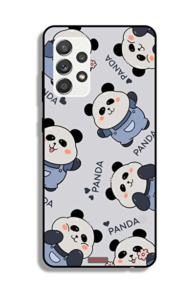Tolwak Samsung Galaxy M32 5G Protective Case Cover Pattern Of Pandas