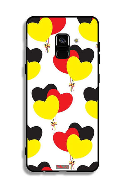 Tolwak غطاء حماية لهاتف Samsung Galaxy A8 Plus (2018) بتصميم Three Hearts Bunch