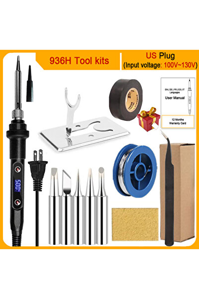 Choice21 Kits A1-US Plug 110V NEW Electric Soldering Iron 16IN1 80W LCD Digit...